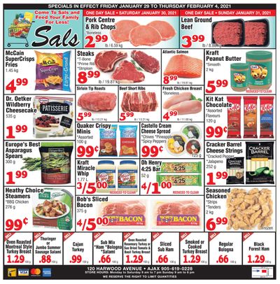 Sal's Grocery Flyer January 29 to February 4