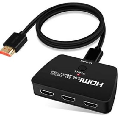 4K@60Hz HDMI Switch, NEWCARE HDMI Switch 3 in 1 Out, 3-Port HDMI Switcher Selector, Supports 4K, 3D, HDCP2.2, HDMI2.0, HDR, for Fire Stick 4K, HDTV, PS4/5, Game Consoles, PC For $14.99 At Amazon Canada