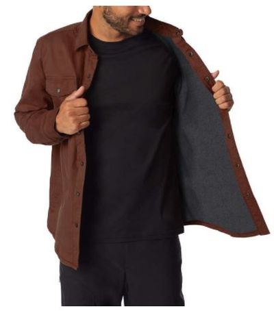 Eddie Bauer Men's Fleece Lined Shirt Jacket For $34.99 At Costco Canada