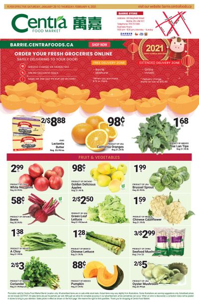 Centra Foods (Barrie) Flyer January 29 to February 4