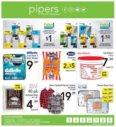 Pipers Superstore Flyer October 3 to 9