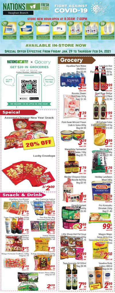 Nations Fresh Foods (Vaughan) Flyer January 29 to February 4