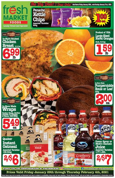 Fresh Market Foods Flyer January 29 to February 4