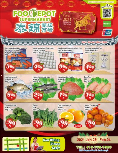 Food Depot Supermarket Flyer January 29 to February 4