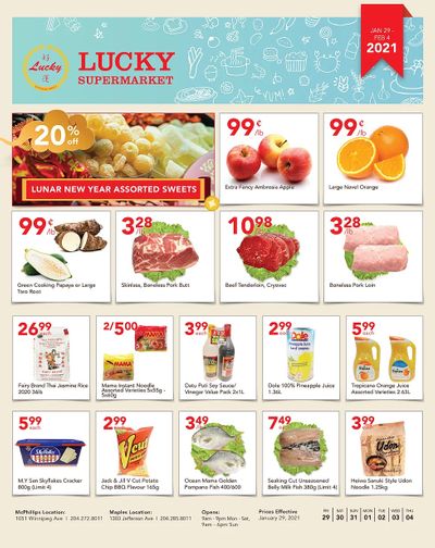 Lucky Supermarket (Winnipeg) Flyer January 29 to February 4