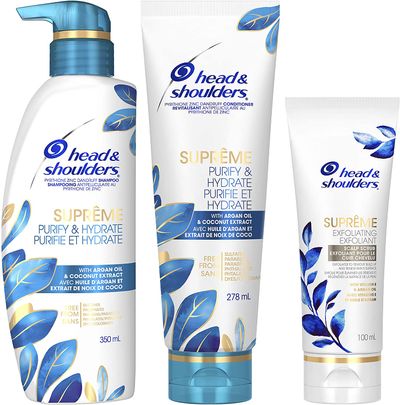 Head & Shoulders Supreme Bundle Pack With Shampoo, Conditioner and Exfoliating Scalp Scrub, 1 Count On Sale for $ 22.95 at Amazon Canada