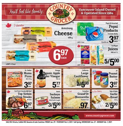 Country Grocer Flyer January 29 to February 4
