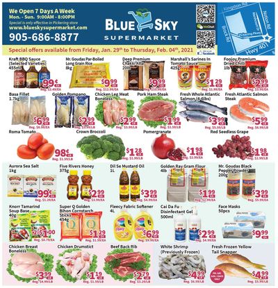 Blue Sky Supermarket (Pickering) Flyer January 29 to February 4