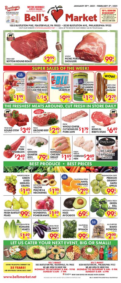 Bell's Market Weekly Ad Flyer January 29 to February 4, 2021