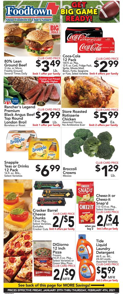 Foodtown Weekly Ad Flyer January 29 to February 4, 2021