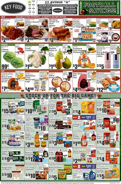 Key Food Football Savings Weekly Ad Flyer January 29 to February 4, 2021