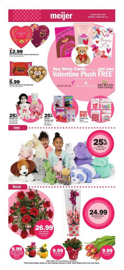 Meijer (IL, IN, KY, MI, OH, WI) Weekly Ad Flyer January 31 to February 6
