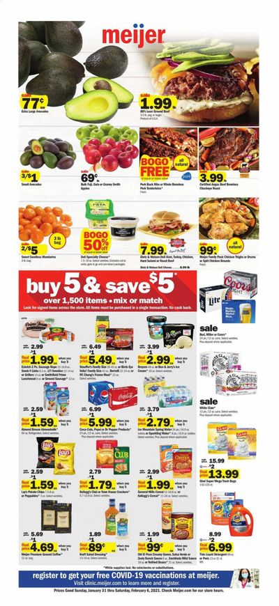 Meijer (MI) Weekly Ad Flyer January 31 to February 6