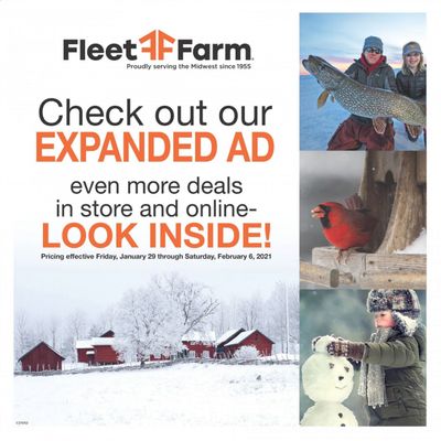 Fleet Farm Weekly Ad Flyer January 29 to February 6
