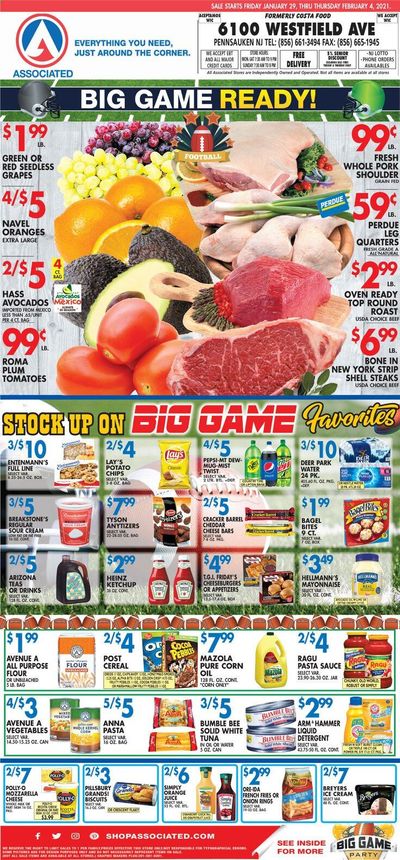 Associated Supermarkets Weekly Ad Flyer January 29 to February 4