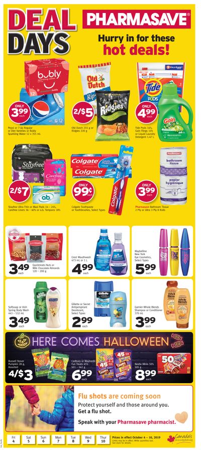 Pharmasave (BC) Flyer October 4 to 10