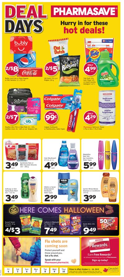 Pharmasave (ON) Flyer October 4 to 10