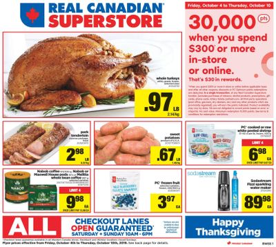 Real Canadian Superstore (West) Flyer October 4 to 10
