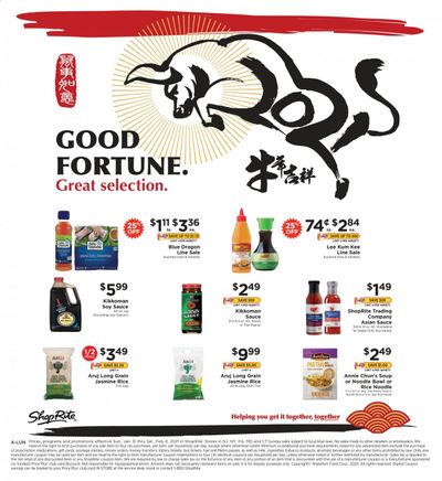 ShopRite (CT, DE, MD, NJ, NY, PA) Weekly Ad Flyer January 31 to February 6