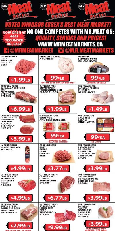 M.R. Meat Market Flyer January 30 to February 6