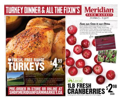 Meridian Farm Market Flyer October 3 to 9