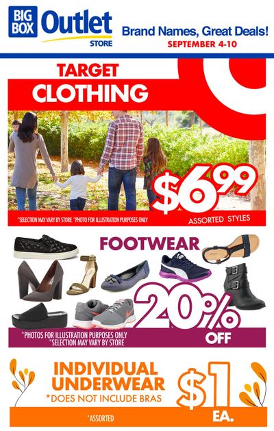 Big Box Outlet Store Flyer September 4 to 10