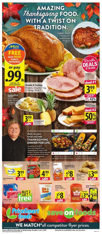 PriceSmart Foods Flyer October 3 to 9