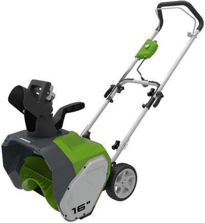 Greenworks 10 Amp 16-Inch Corded Snow Thrower On Sale for $ 150.99 at Amazon Canada