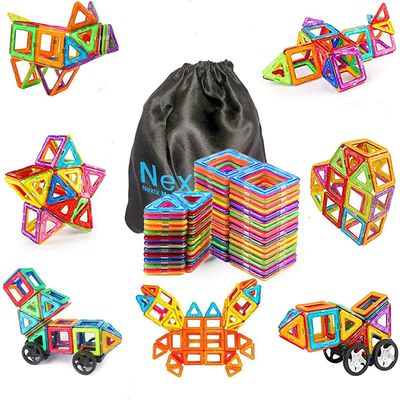 NextX Magnetic Building Blocks Stacking Tiles 3D Educational Building Sets 46psc On Sale for $ 25.49 at Amazon Canada