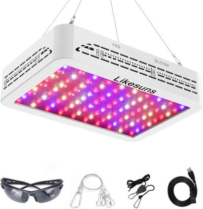 Likesuns 1000W LED Grow Light for Indoor Plants On sale for $ 71.99 at Amazon Canada