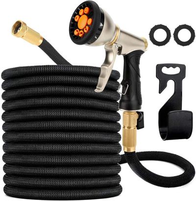 Garden Hose Expandable, Leakproof Lightweight, Retractable Collapsible Water Hose On Sale for $ 45.86 at Amazon Canada