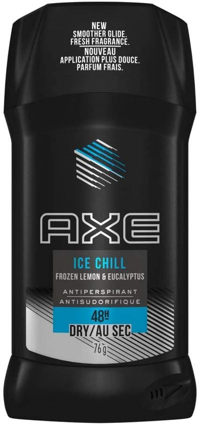 AXE Antiperspirant Ice Chill antibacterial odour protection 76 GR On Sale for $ 2.50 at Amazon Canada