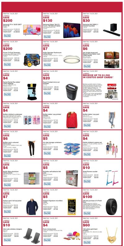 Costco (BC, AB, SK & MB) Weekly Savings February 1 to 28