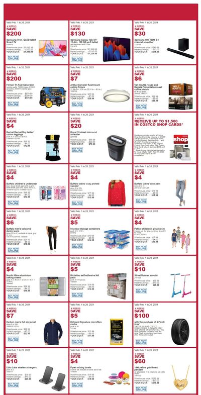 Costco (ON & Atlantic Canada) Weekly Savings February 1 to 28