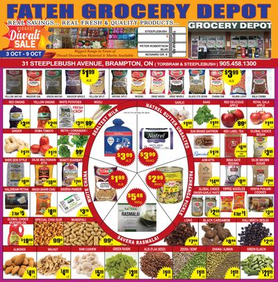 Fateh Grocery Depot Flyer October 3 to 9