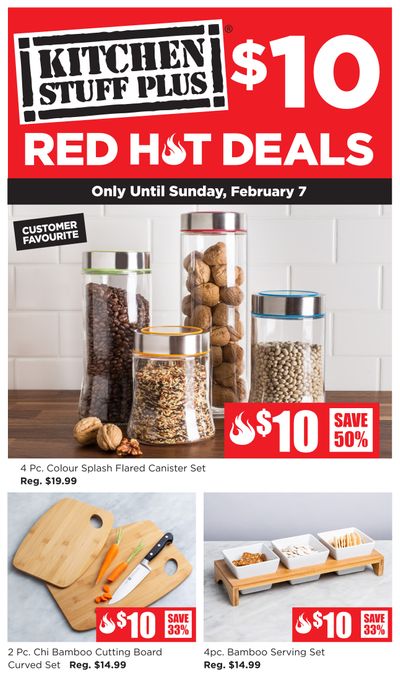Kitchen Stuff Plus Red Hot Deals Flyer February 1 to 7