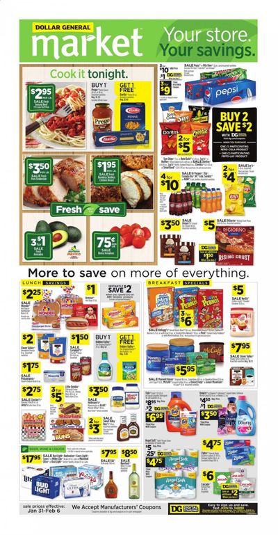 Dollar General (NV) Weekly Ad Flyer January 31 to February 6