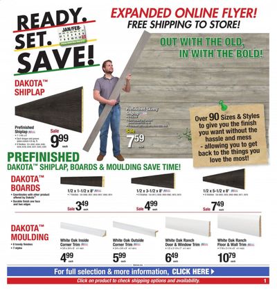 Menards Weekly Ad Flyer January 31 to February 13