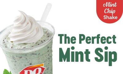 Mint Chip Shake at Dairy Queen
