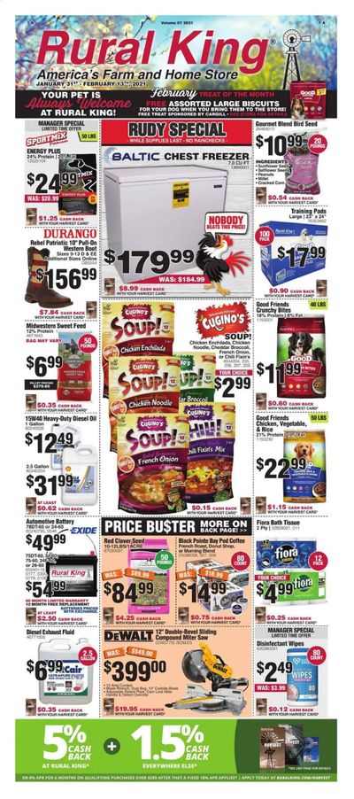 Rural King Weekly Ad Flyer January 31 to February 13