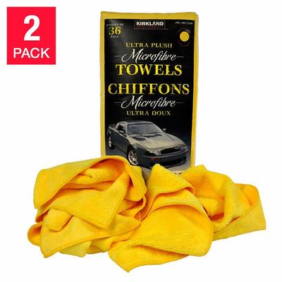 Kirkland Signature Ultra-plush Microfibre Towels 2-pack On Sale for $ 39.99 at Costco Canada 