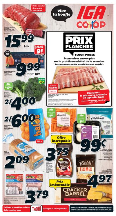 IGA (NB) Flyer February 4 to 10