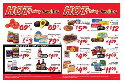 Food 4 Less (IN) Weekly Ad Flyer February 3 to February 9