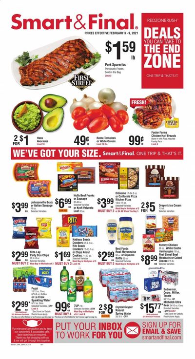 Smart & Final (AZ, CA, NV) Weekly Ad Flyer February 3 to February 9