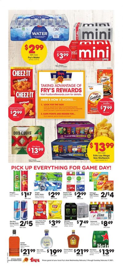 Fry’s (AZ) Weekly Ad Flyer February 3 to February 9