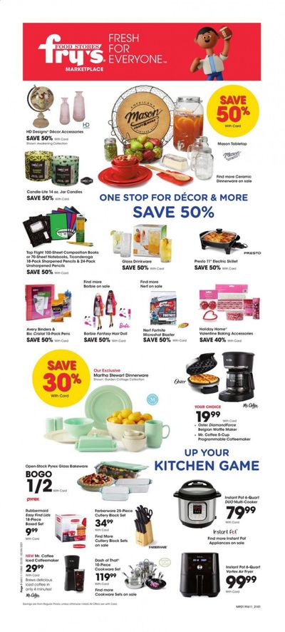 Fry’s (AZ) Weekly Ad Flyer February 3 to February 9