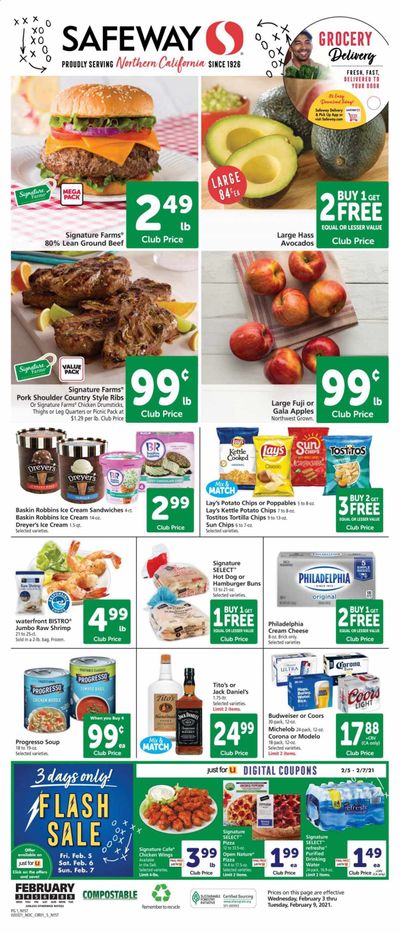Safeway Weekly Ad Flyer February 3 to February 9