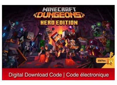 Minecraft Dungeons Hero Edition - Switch [Digital Code] For $25.99 At Amazon Canada