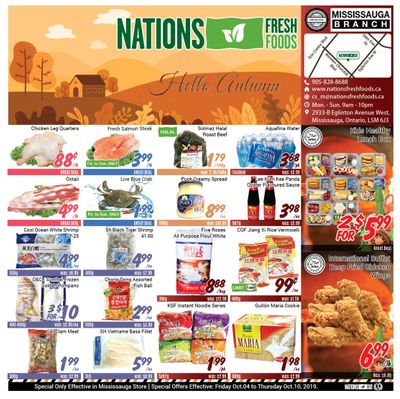 Nations Fresh Foods (Mississauga) Flyer October 4 to 10