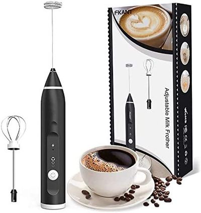 Milk Frother, USB Rechargeable Electric Foam Maker On Sale for $ 20.35 at Amazon Canada